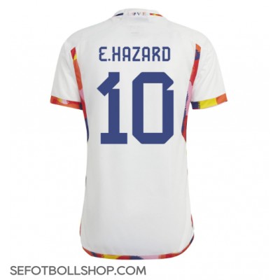 Billiga Belgien Eden Hazard #10 Borta fotbollskläder VM 2022 Kortärmad